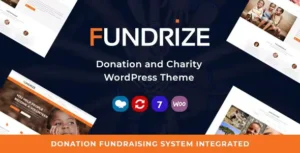 Fundrize Responsive Donation & Charity WordPress Theme [95% OFF]