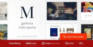 Galleria Metropolia – Art Museum & Exhibition Gallery Theme 95% OFF