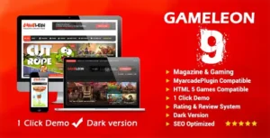 Gameleon – WordPress Arcade Theme & News Magazine [95% OFF]