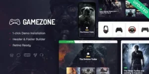 Gamezone – Video Gaming WordPress Theme | 95% OFF