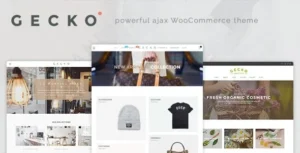 Gecko- Powerful Ajax WooCommerce Theme 95% OFF