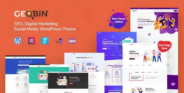 GeoBin SEO, Startup & SaaS WordPress Theme [95% OFF]
