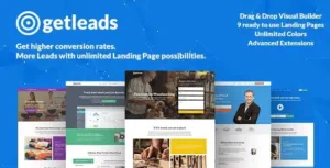 Getleads High-Performance Landing Page WordPress Theme [95% OFF]