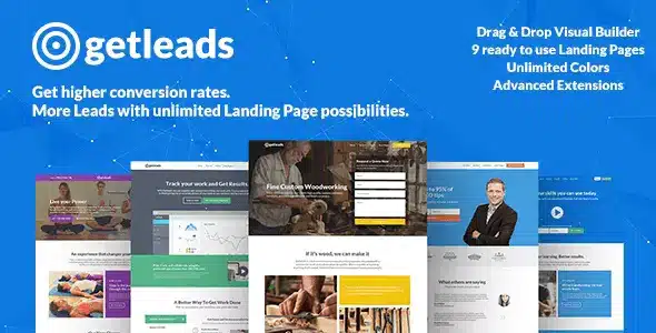 Getleads High-Performance Landing Page WordPress Theme [95% OFF]