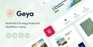 Geya – Ecology WordPress theme 95% OFF
