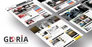 Gloria – Multiple Concepts Blog Magazine WordPress Theme [95% OFF]