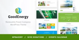 Good Energy – Ecology & Renewable Power Company WordPress Theme [95% OFF]