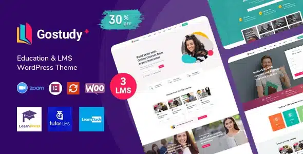 Gostudy – Education WordPress Theme [95% OFF]