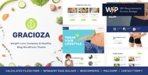 Gracioza – Weight Loss Company & Healthy Blog Theme 95% OFF
