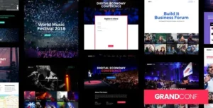 Grand Conference – Event WordPress Theme 95% OFF
