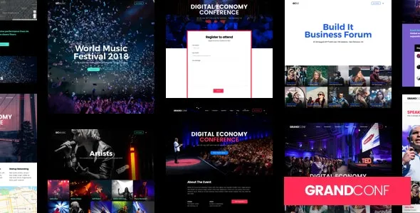 Grand Conference – Event WordPress Theme 95% OFF