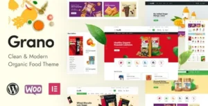 Grano - Organic & Food WordPress Theme 95% OFF