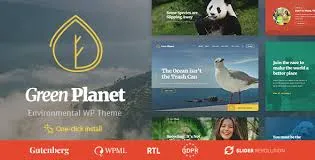 Green Planet – Ecology & Environment WordPress Theme 95% OFF