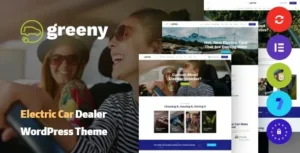 Greeny – Electric Car Dealership WordPress Theme 95% OFF