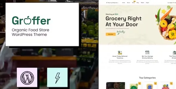 Groffer – Organic Food Store Theme 95% OFF