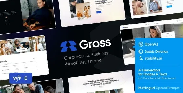 Gross – Business & Consulting WordPress Theme 95% OFF