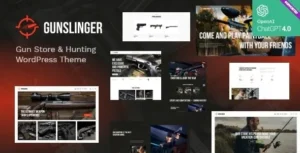 Gunslinger - Gun Store & Hunting WordPress Theme 95% OFF