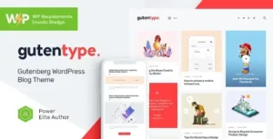 Gutentype 100% Gutenberg WordPress Theme for Modern Blog [95% OFF]