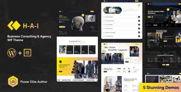 Hai – Elementor Agency WordPressTheme 95% OFF