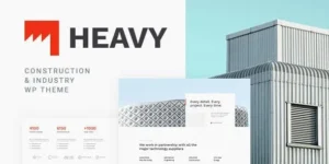 Heavy - Industrial WordPress Theme 95% OFF