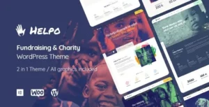 Helpo - Charity & Nonprofit WordPress Theme 95% OFF