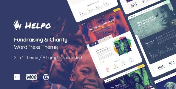 Helpo – Charity & Nonprofit WordPress Theme 95% OFF