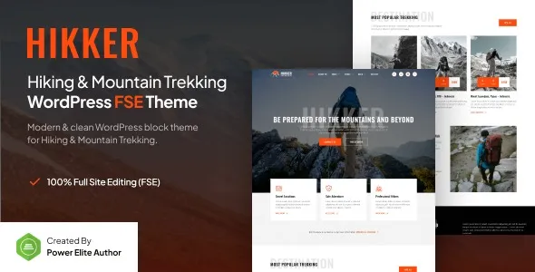 Hikker – Hiking & Mountain Trekking WordPress Theme 95% OFF
