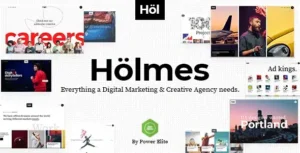 Holmes – Digital Agency Theme [95% OFF]