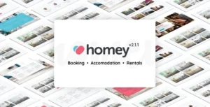 Homey – Booking and Rentals WordPress Theme [95% OFF]