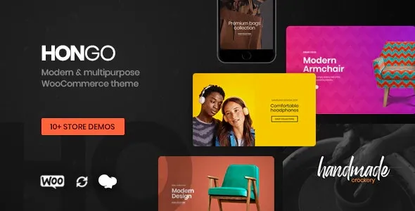 Hongo- Modern & Multipurpose WooCommerce WordPress Theme 95% OFF