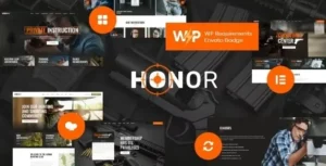 Honor - Shooting Club & Weapon Store WordPress Theme 95% OFF