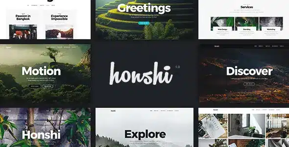 Honshi – WordPress Simple Portfolio Theme [95% OFF]