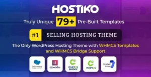 Hostiko WordPress WHMCS Hosting Theme [95% OFF]