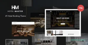 Hotel Master Booking WordPress Theme [95% OFF]