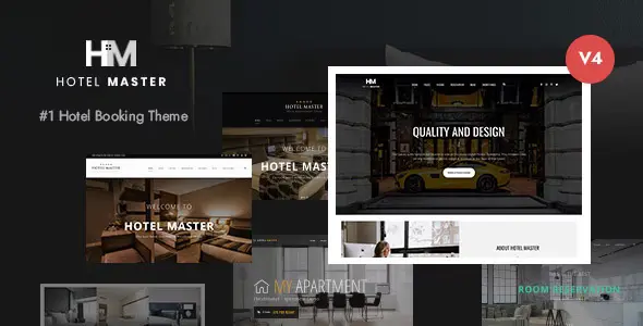 Hotel Master Booking WordPress Theme [95% OFF]