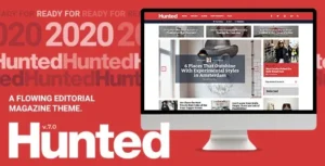 Hunted - A Flowing Editorial Magazine Theme 95% OFF