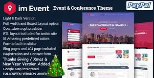imEvent – ​​Conference Meetup Christmas WordPress Theme 95% OFF