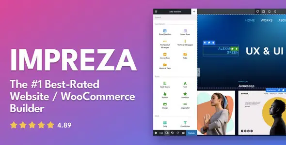 Impreza – WordPress Website and WooCommerce Builder Theme [95% OFF]