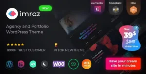 Imroz – Agency & Portfolio Theme [95% OFF]