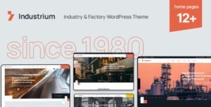 Industrium - Industry & Factory WordPress Theme 95% OFF