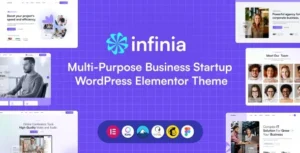 Infinia – Multipurpose Business Startup WordPress Elementor Theme 95% OFF