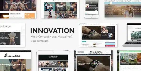 Innovation Multi-Concept News, Magazine & Blog Theme [95% OFF]