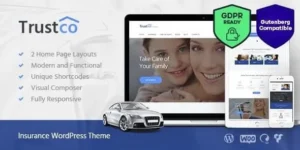 Insurance Agency v2.10 - Finance & Business WordPress Theme [95% Off]