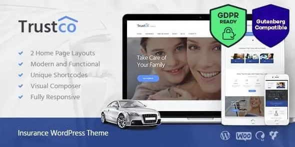 Insurance Agency v2.10 – Finance & Business WordPress Theme [95% Off]