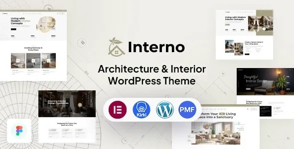 Interno – Architecture And Interior WordPress Theme 95% OFF