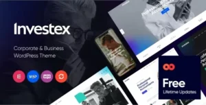 Investex - Corporate Business & Accounting WordPress Theme 95% OFF