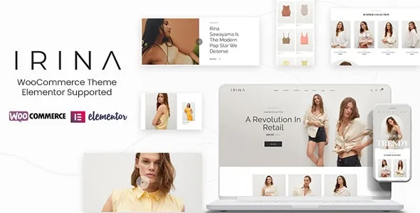 IRINA – Elementor WooCommerce Theme 95% OFF