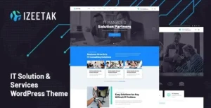 Izeetak - IT Solutions & Services WordPress Theme 95% OFF