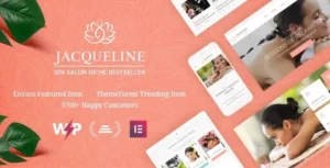 Jacqueline - Spa & Massage Salon Beauty Theme 95% OFF