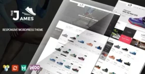 James - Responsive WooCommerce Shoes Theme 95% OFF
